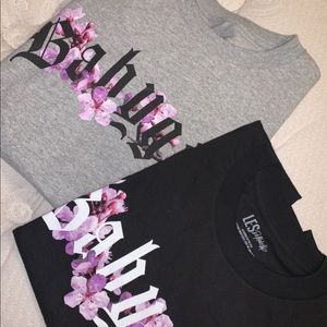 Lesdomakeup blossom collection shirts
